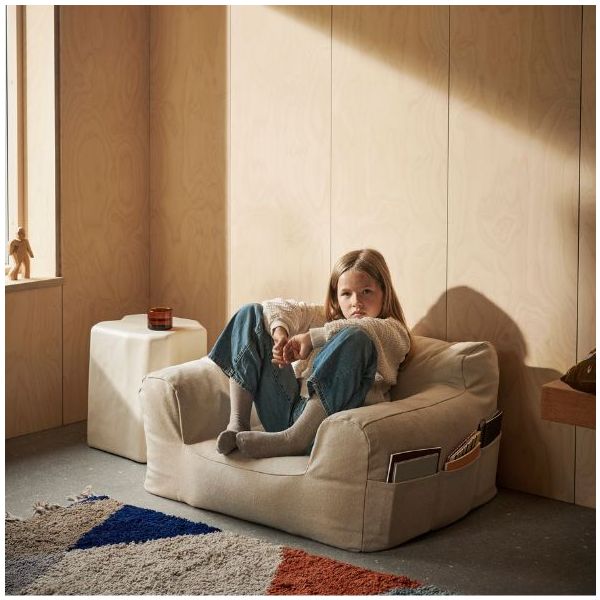 Billow Bean Bag Off white Ferm Living Kids MyLittleRoom