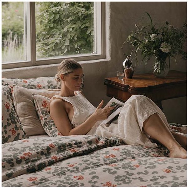 Muslin Bed Linen 100 x 140 Pelargonium Garbo and Friends MyLittleRoom