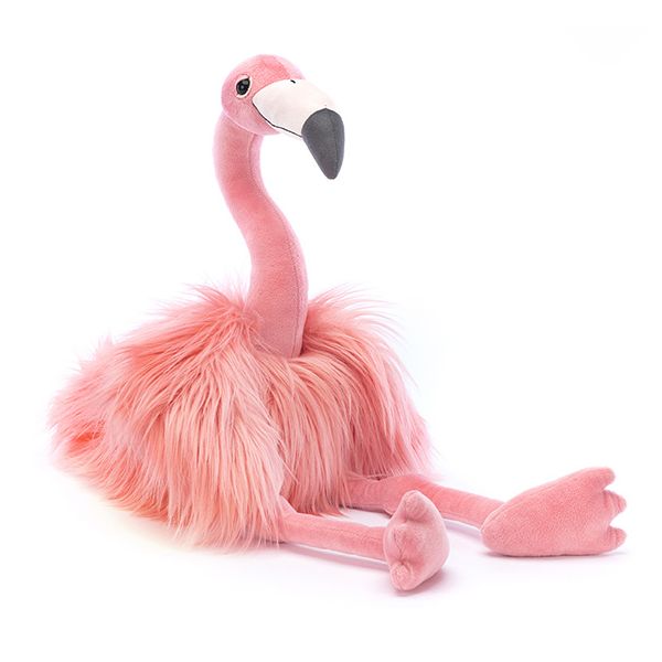 Jellycat flamingo bag top
