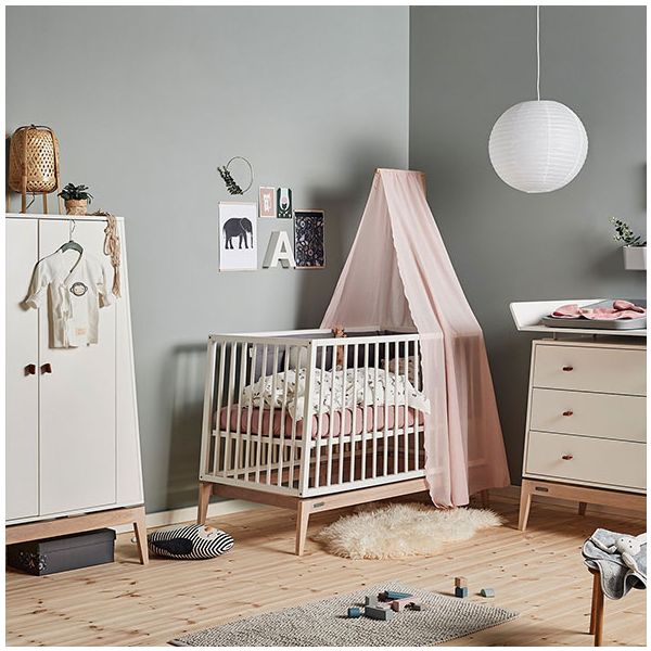 Leander cot white cheap