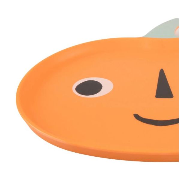 Melamine pumpkin plates best sale