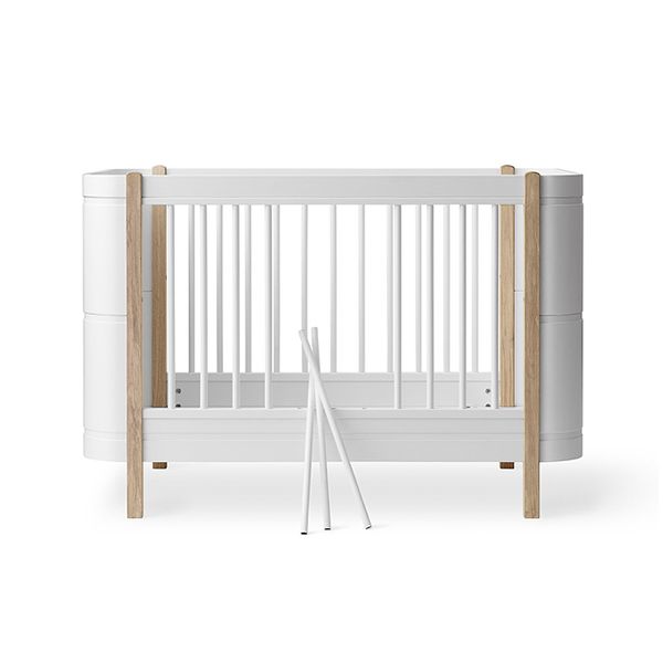 Wood Mini cot bed White Oak Oliver Furniture MyLittleRoom