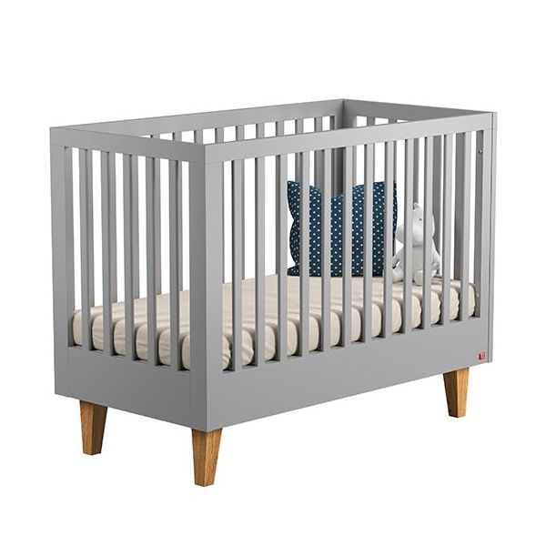 Light grey shop baby crib