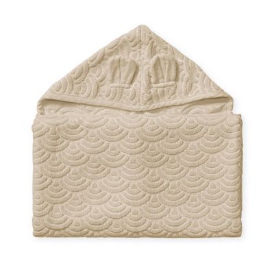 Kid towel hooded - Almond