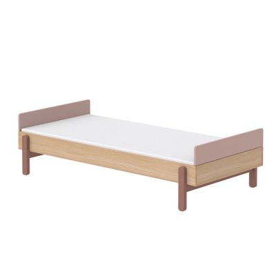 Single bed with headboards Popsicle 90 x 200 cm - Cherry