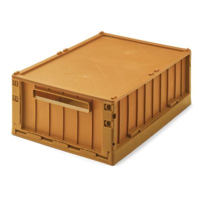 Weston storage box with lid - Golden Caramel - L