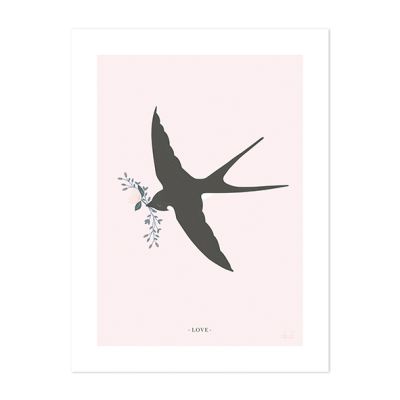 Art Print The Swallow (30x40cm)