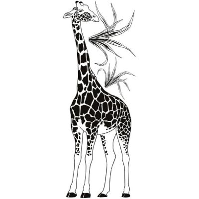 Wallstickers Giraffe (42x111cm)