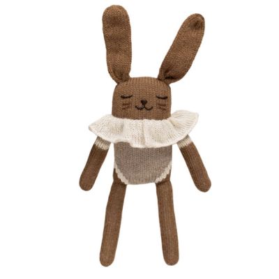 Bunny Soft Toy - Oat Bodysuit