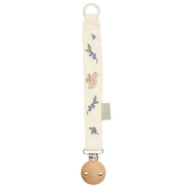 Embroidered Dummy Clip - Bluberries