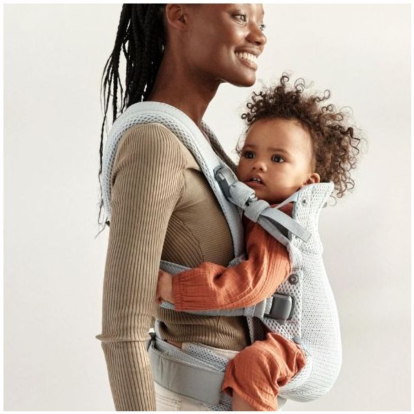 Porte-bébé Harmony 3D Mesh - Argent