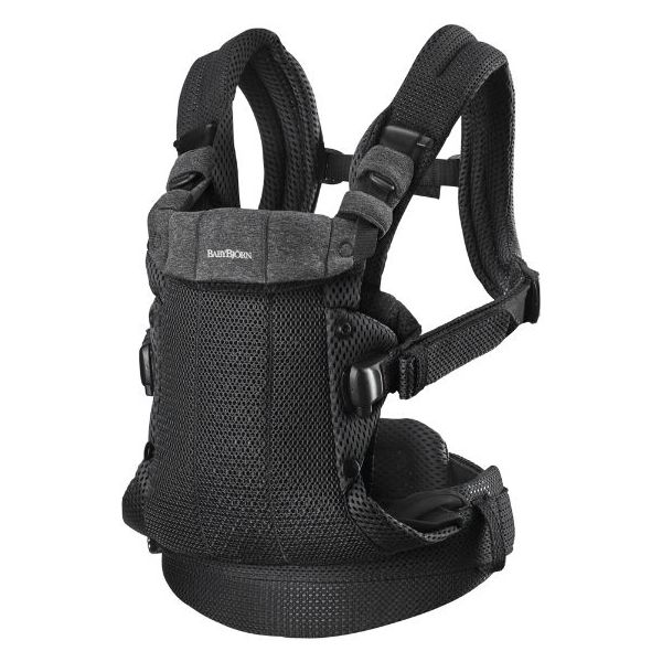 Porte-bébé Harmony 3D Mesh - Noir