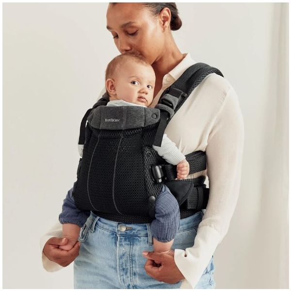 Porte-bébé Harmony 3D Mesh - Noir