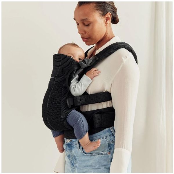 Porte-bébé Harmony 3D Mesh - Noir