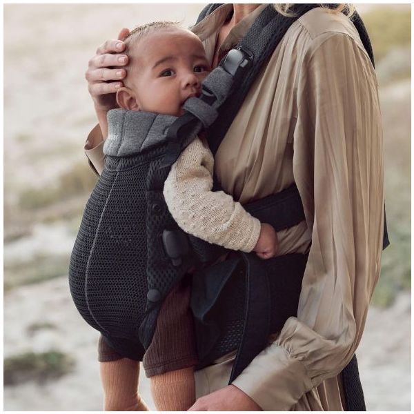 Porte-bébé Harmony 3D Mesh - Noir