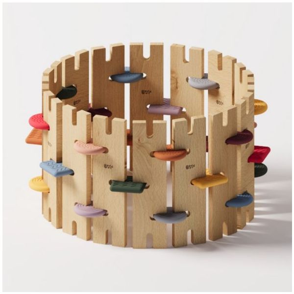 Wooden Construction Toy - Team Set - 256 Pieces