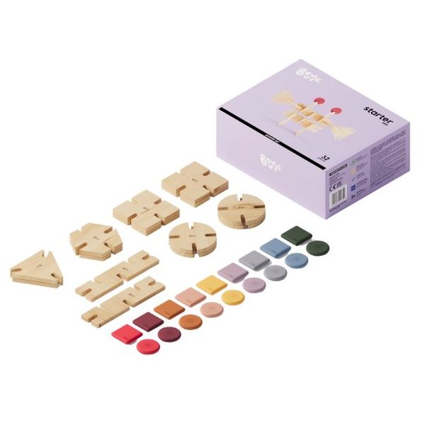 Wooden Construction Toy - Team Set - 256 Pieces