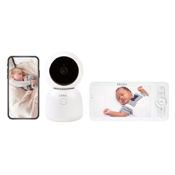 Babyphone vidéo connecté avec caméra Zen Night Light - Blanc