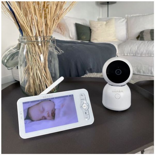 Babyphone vidéo connecté avec caméra Zen Night Light - Blanc