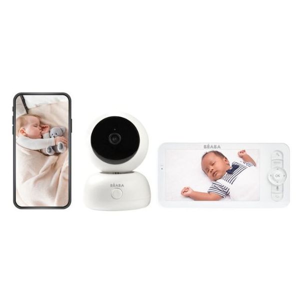 Zen Premium Video Baby Monitor with Camera - White