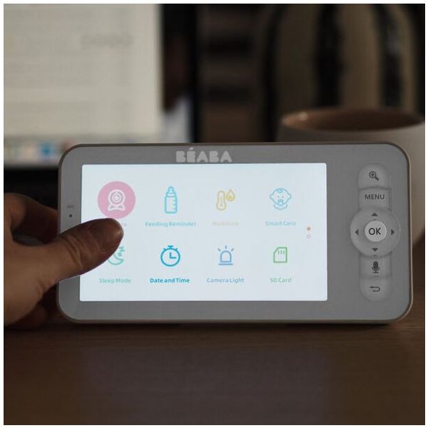 Zen Premium Video Baby Monitor with Camera - White