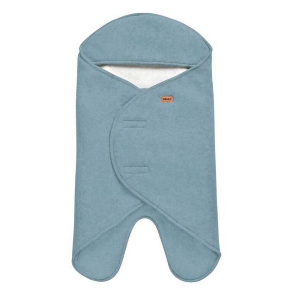 Couverture enveloppante Babynomade® - Bleu