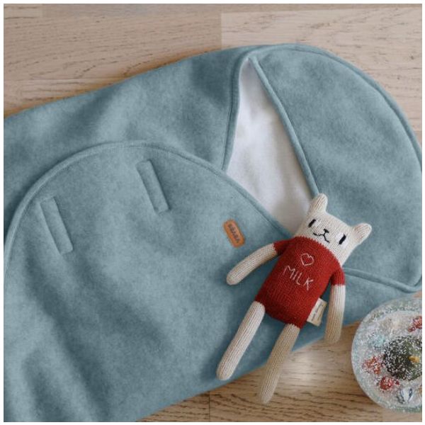 Couverture enveloppante Babynomade® - Bleu