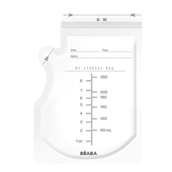 Lot de 50 sachets de conservation pour lait maternel - 250 ml