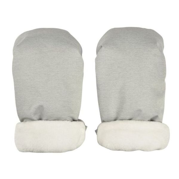 Moufles pour poussette - Gris Chiné