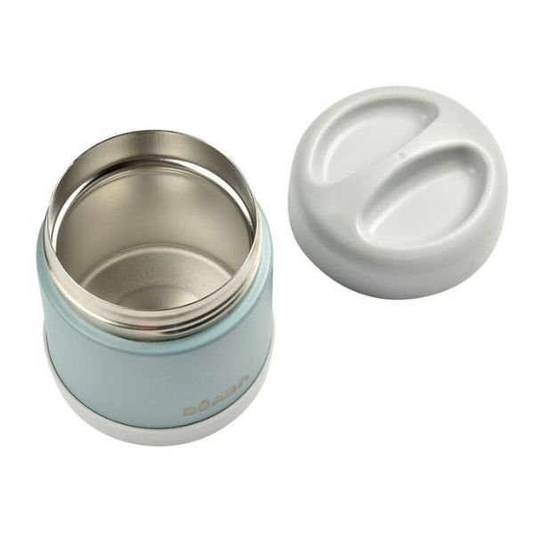 Lunchbox pot isotherme 300 ml - Gris Clair / Eucalyptus