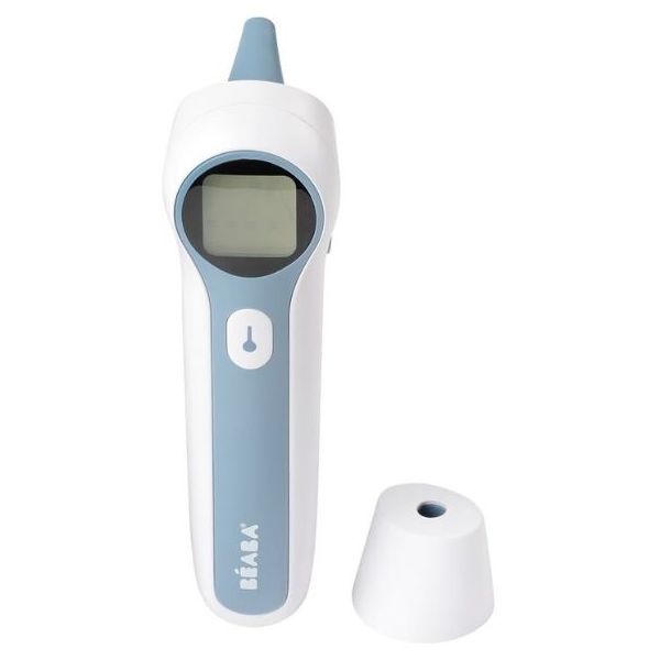 Thermomètre infrarouge auriculaire et frontal Thermospeed - Blanc / Bleu