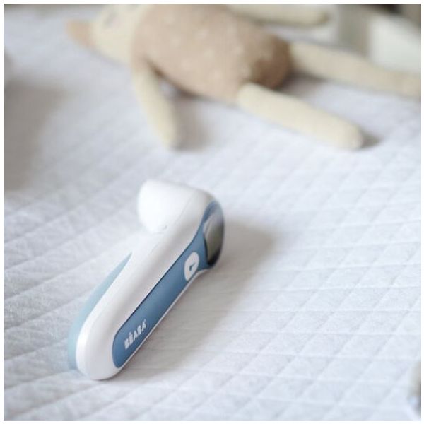 Thermomètre infrarouge auriculaire et frontal Thermospeed - Blanc / Bleu