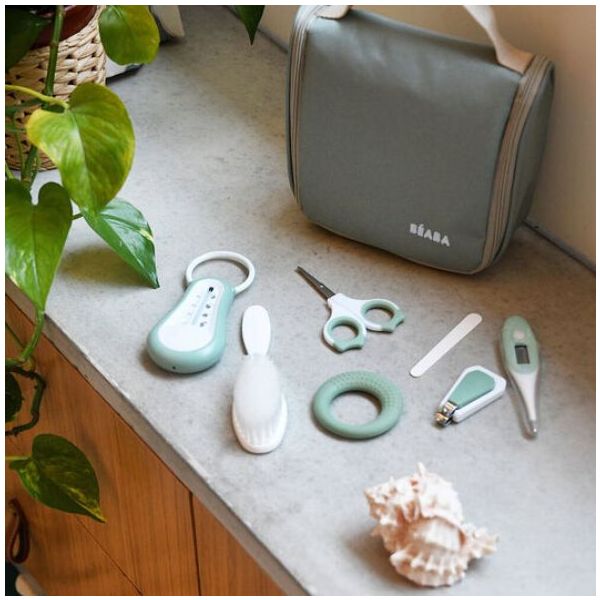 Trousse de toilette nomade - Vert Sauge