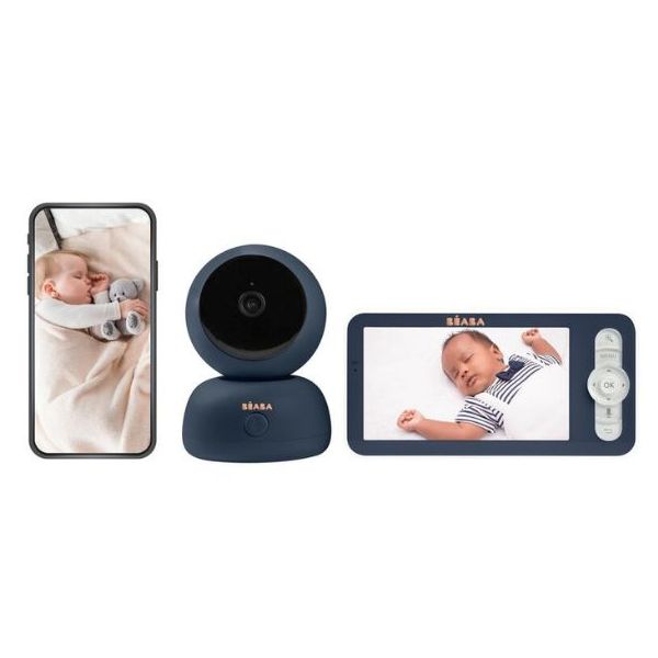 Zen Premium Video Baby Monitor with Camera - Night Blue