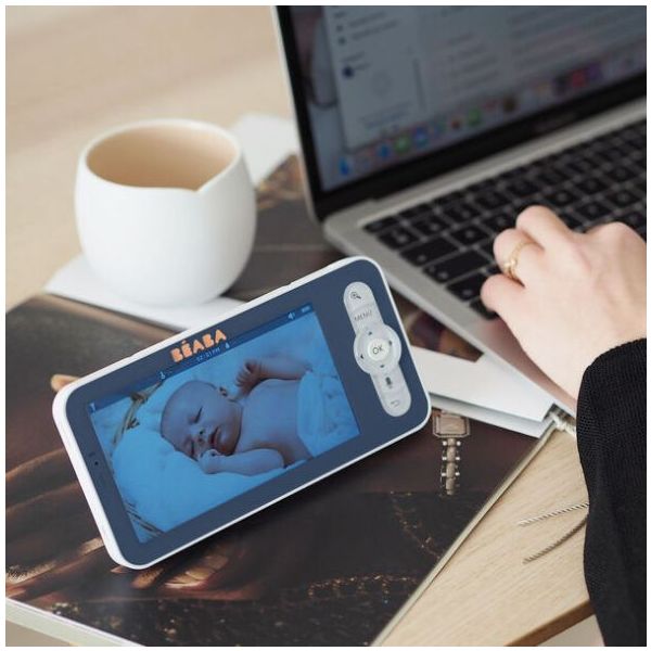 Zen Premium Video Baby Monitor with Camera - Night Blue