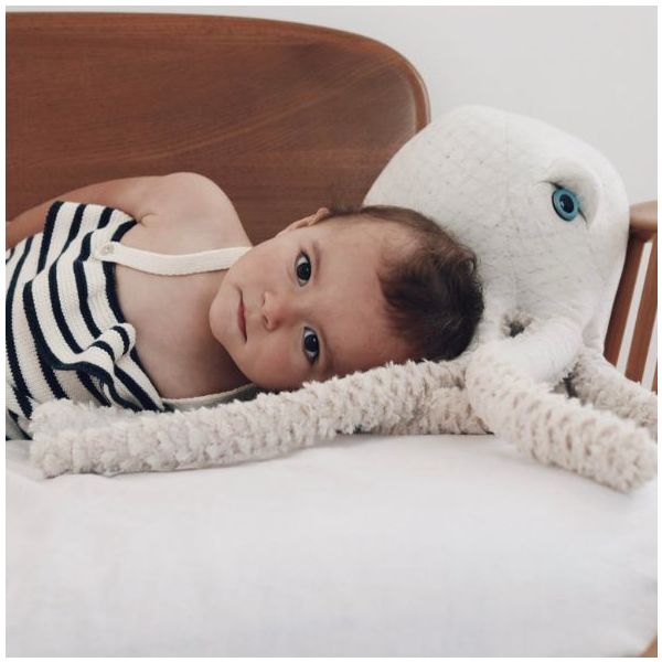 Peluche Pieuvre (55 cm) - Albino