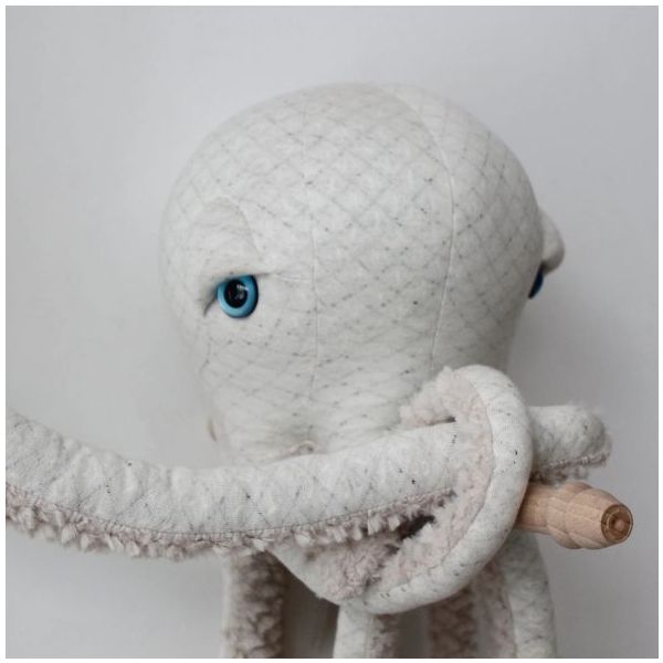 Peluche Pieuvre (55 cm) - Albino