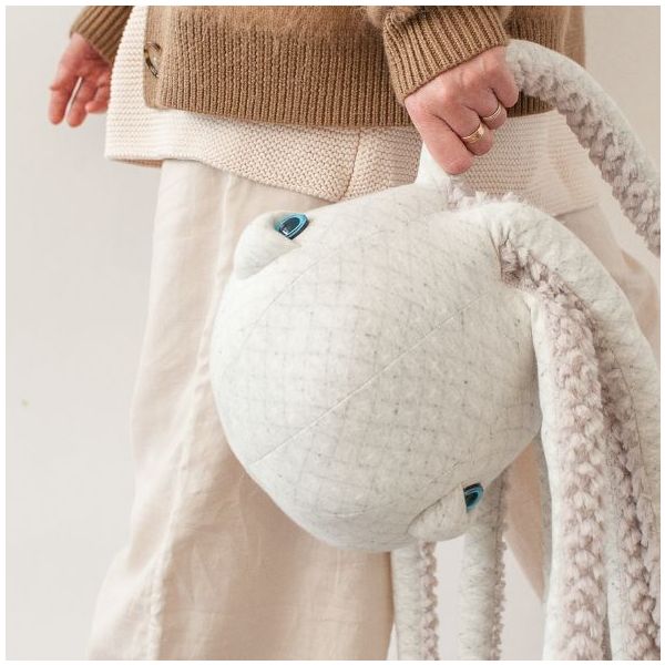 Peluche Pieuvre (85 cm) - Albino