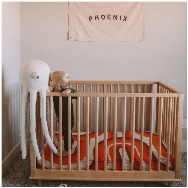 Peluche Pieuvre (85 cm) - Albino