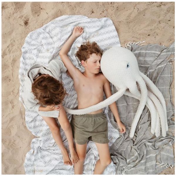 Peluche Pieuvre (85 cm) - Albino