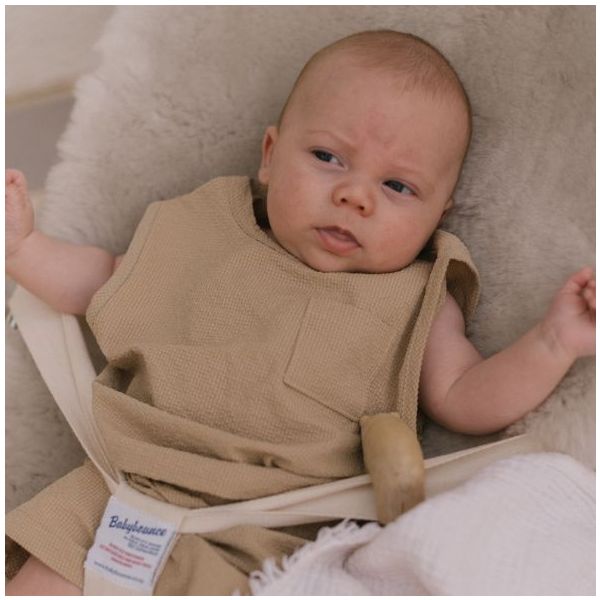 Snuggler® Sheepskin Stroller Liner - Detachable Harness - Moon