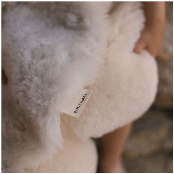 Snuggler® Sheepskin Stroller Liner - Detachable Harness - Moon