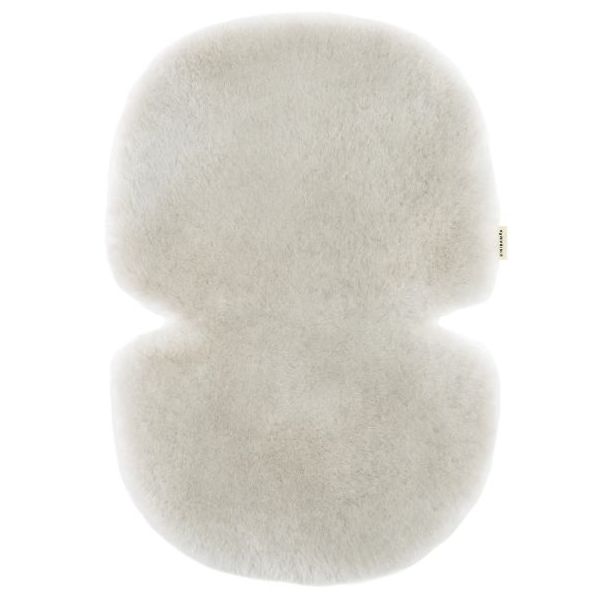 Snuggler® Sheepskin Stroller Liner - Detachable Harness - Moon