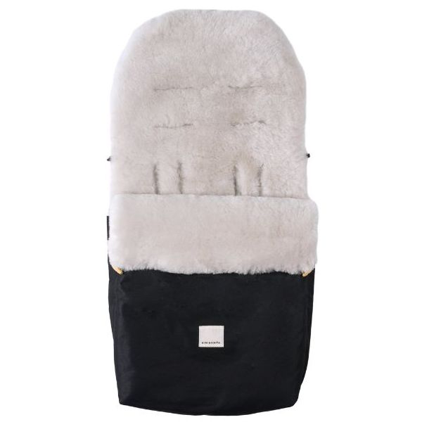 Chancelière en peau de mouton Puffmuff® - Harnais amovible - Moon
