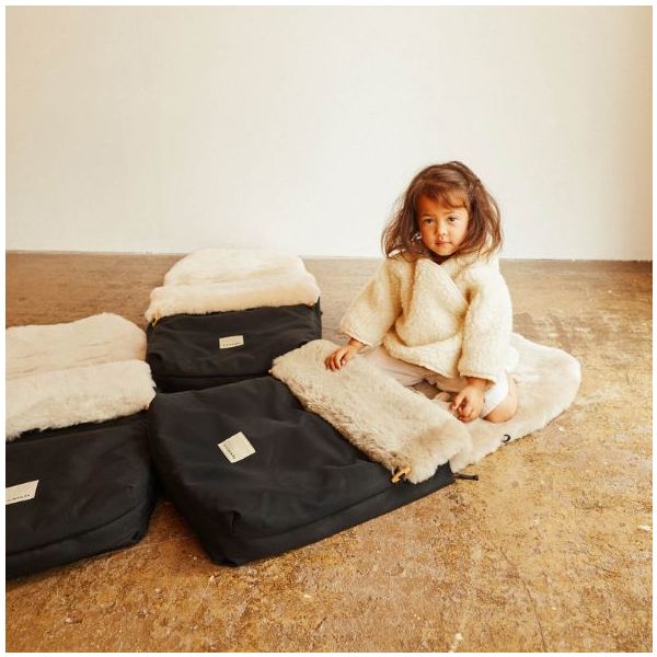 Chancelière universelle en peau de mouton Puffmuff® - Toast