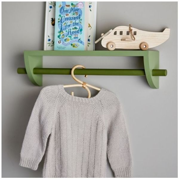 Étagère murale en bois Mingus - Vert
