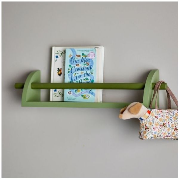 Étagère murale en bois Mingus - Vert