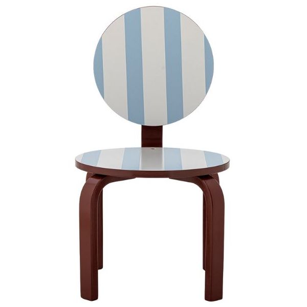 Chaise enfant Liova - Bordeaux / Bleu Ciel