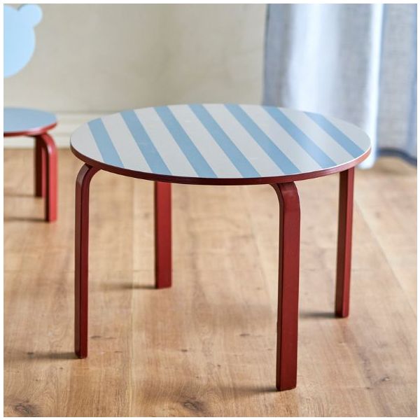 Table enfant Liova - Bordeaux / Bleu Ciel