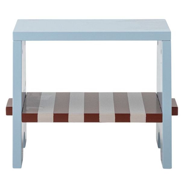 Tabouret enfant Liova - Bordeaux / Bleu Ciel